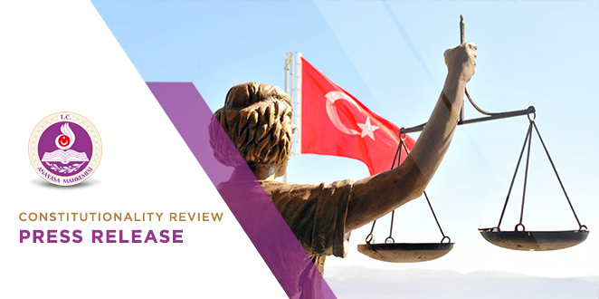 Press Release concerning the Decision Dismissing the Request for Annulment of the Provisions Amending the Animal Protection Law no. 5199